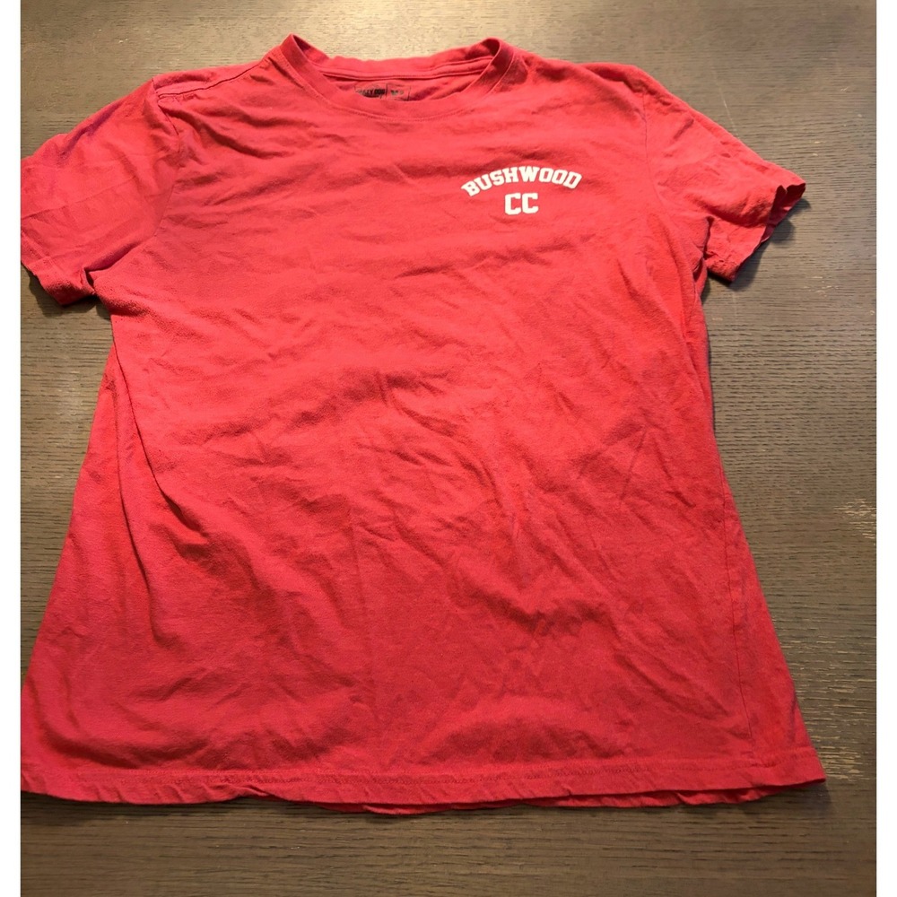 Crazy Dog T-Shirts Mens Bushwood CC Caddyshack Graphic Tee Red XL Short Sleeve